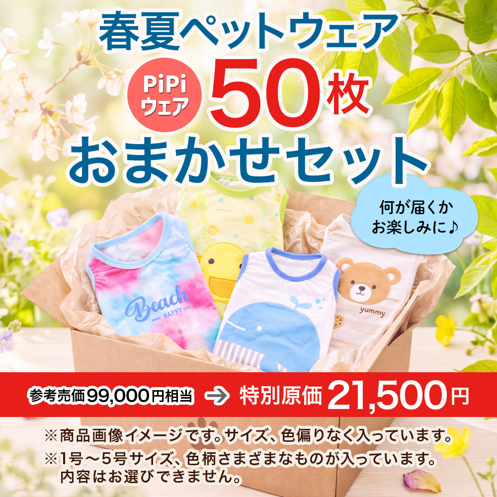 おまかせ春夏ウェア PiPiアソート（50枚入り）