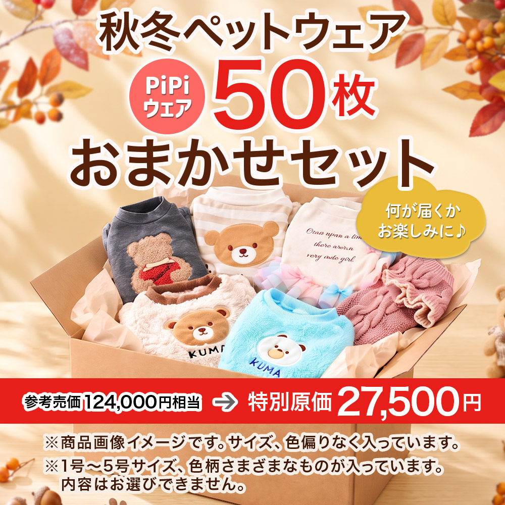 おまかせ秋冬ウェア PiPiアソート（50枚入り）