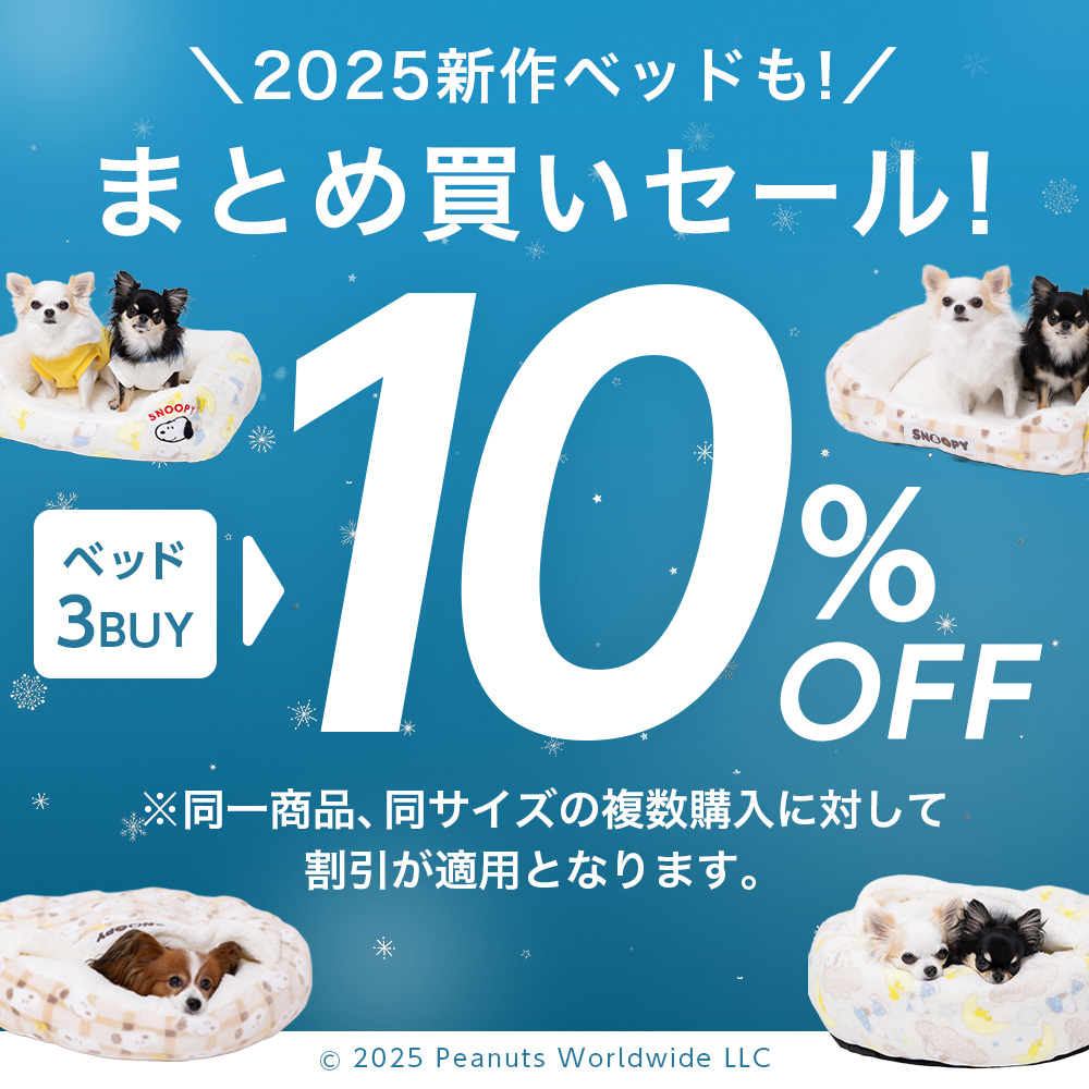ベッド3点10％OFF